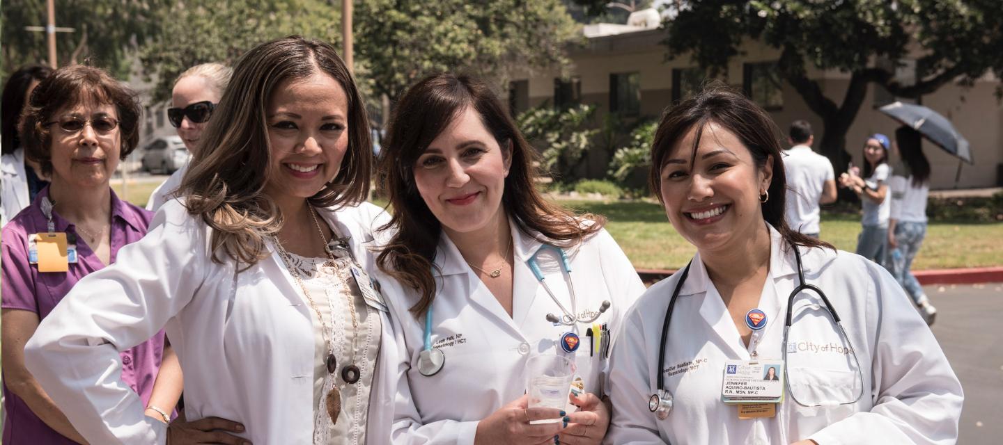 doctors at City of Hope career event