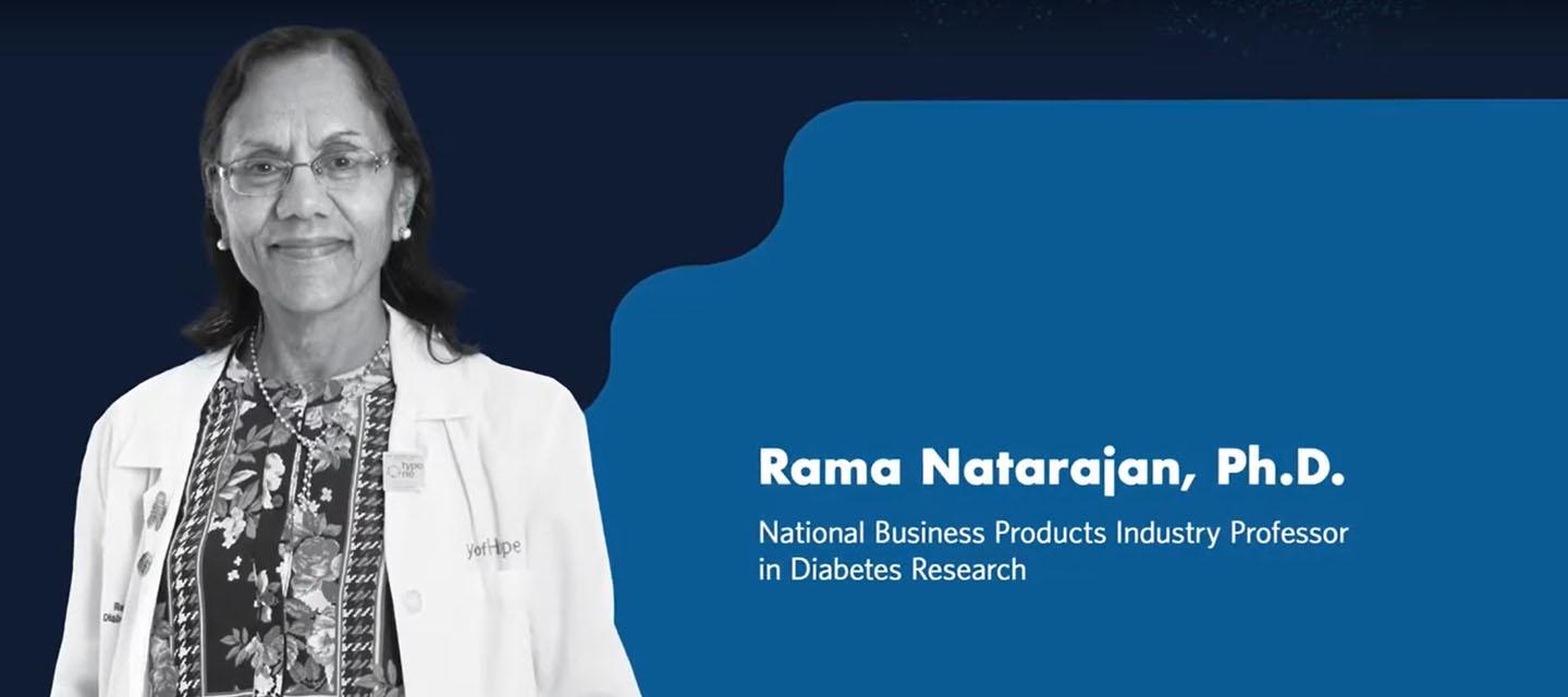 Faces of Diabetes Innovation: Rama Natarajan, Ph.D.