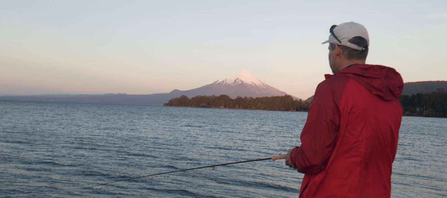 City of Hope patient Marcelo Vine fishing