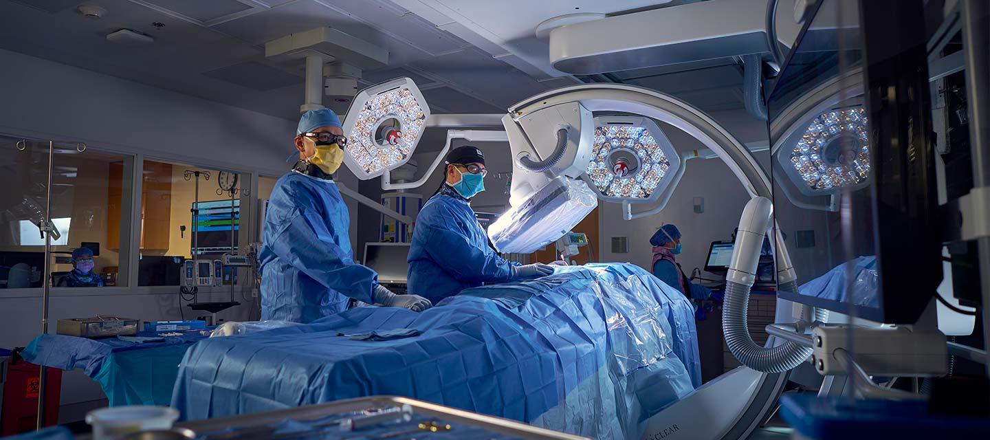 Interventional radiologists at City of Hope