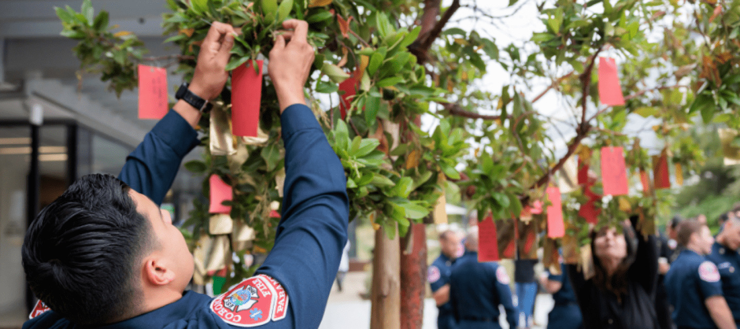 No sweeter sound: Fire battalion chief and his family ring the survivor bell at City of Hope Orange County
