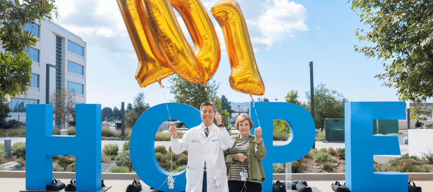 City of Hope Orange County celebrates 100th and 101st patients treated with county’s most advanced radiation oncology technology