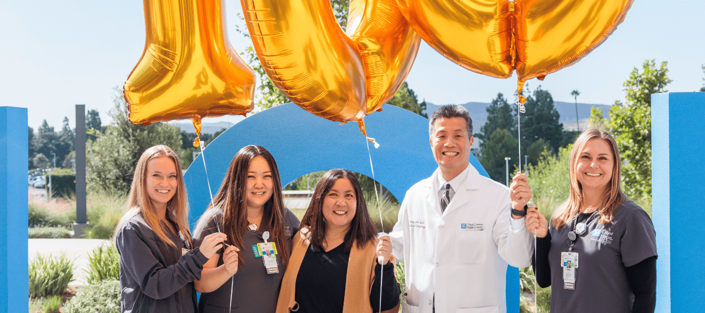 City of Hope Orange County celebrates 100th and 101st patients treated with county’s most advanced radiation oncology technology