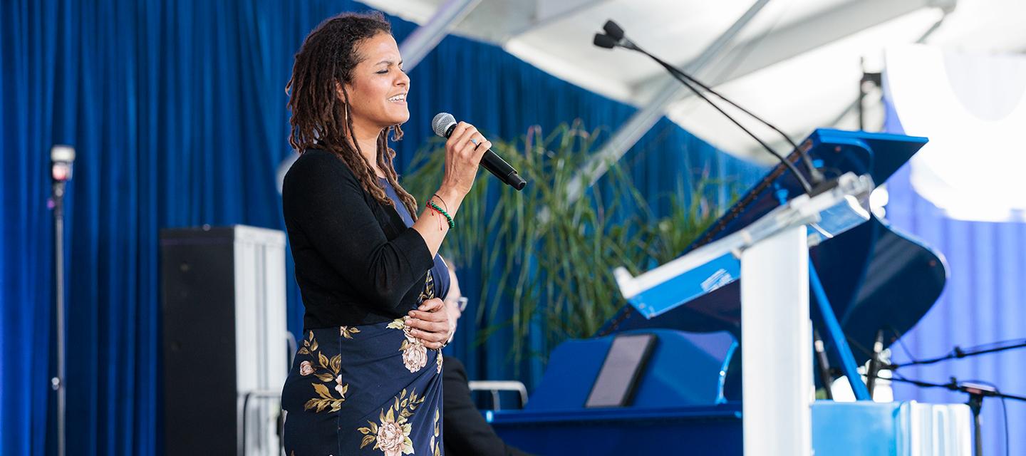 City of Hope Orange County celebrates with singing rise up