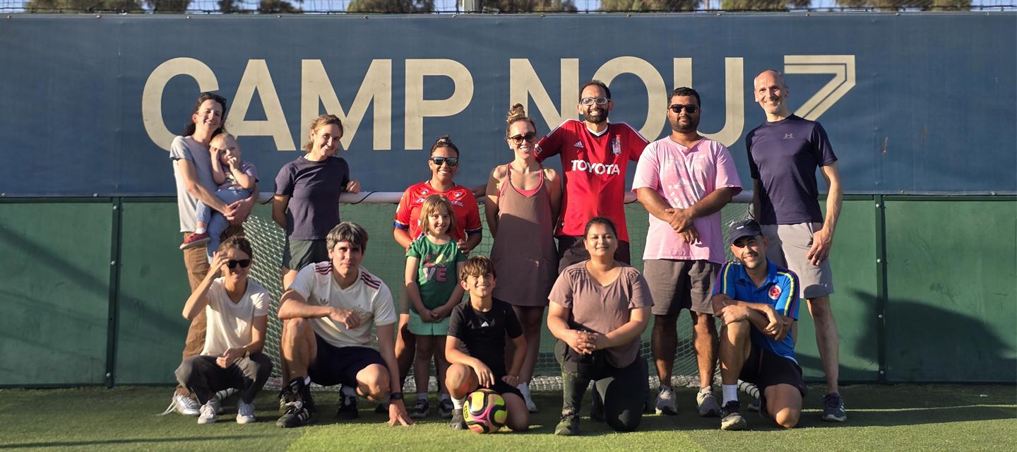 Jenq Lab members soccer group photo