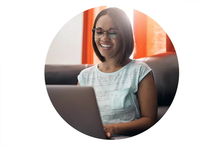 Girl on laptop