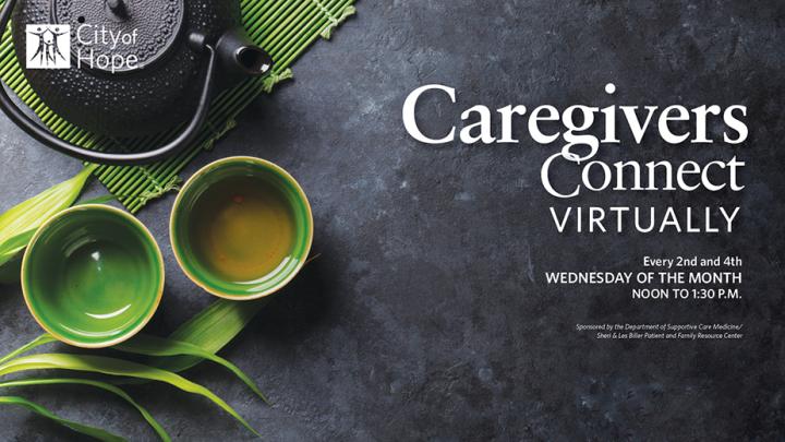 Caregivers Connect Virtually Social Flyer