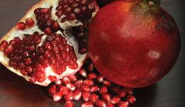 Close up of pomegranate