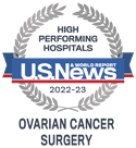 City of Hope is ranked among the High Performing Hospitals for Ovarian Cancer Surgery by U.S. News & World Report 2022-23