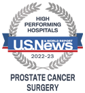 City of Hope is ranked among the High Performing Hospitals for Prostate Cancer Surgery by U.S. News & World Report 2022-23