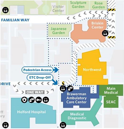 2023 Circle Drive closure map of alternative routes | City of Hope