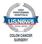 City of Hope is ranked among the Highest Performing Hospitals for Colon Cancer Surgery by U.S. News & World Report 2024-25