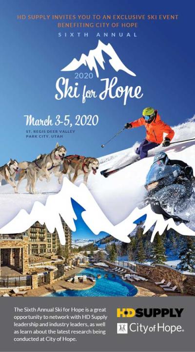 2020 HHI Ski for hope flyer Hardware Home building's Ski for Hope 2020 Event