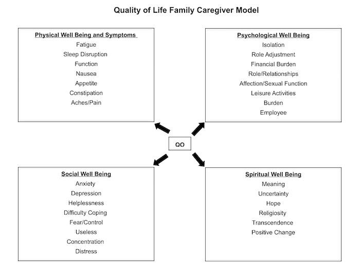 Nursing Resources Quality of Life Family Caregiver Model