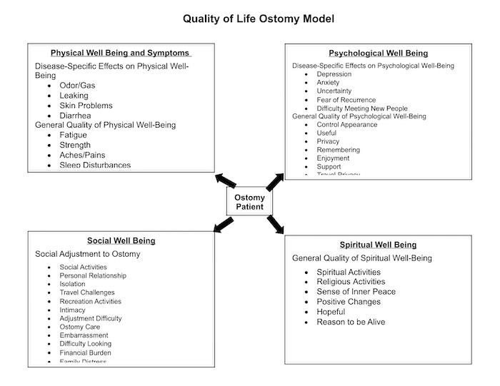Nursing Resources Quality of Life Ostomy Cancer Model