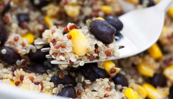 Quinoa and black beans 627