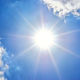 Sun in the sky
