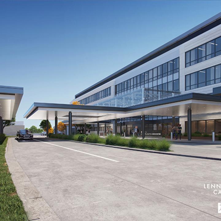 Lennar Foundation Cancer Center Facade