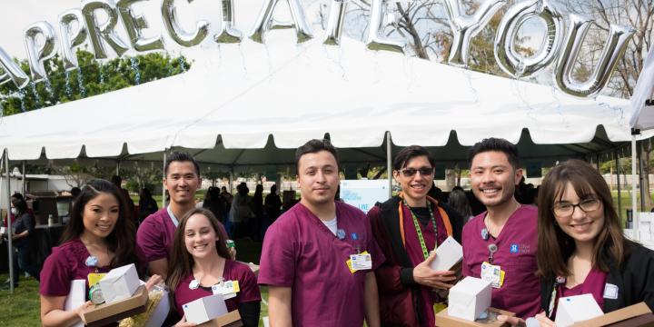 Nurses at the appreciation event