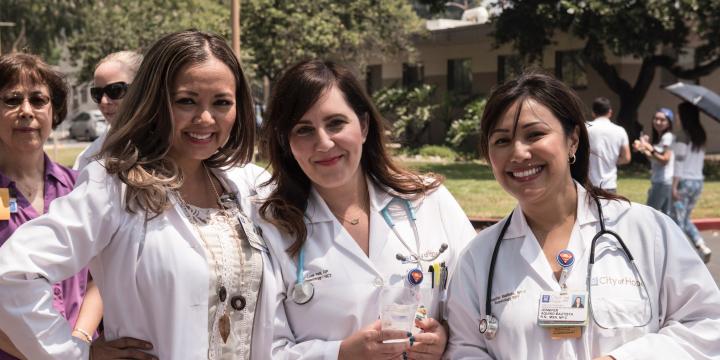 doctors at City of Hope career event