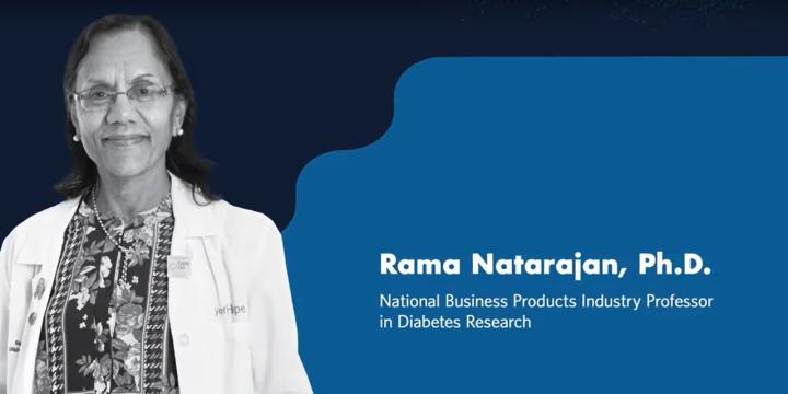 Faces of Diabetes Innovation: Rama Natarajan, Ph.D.