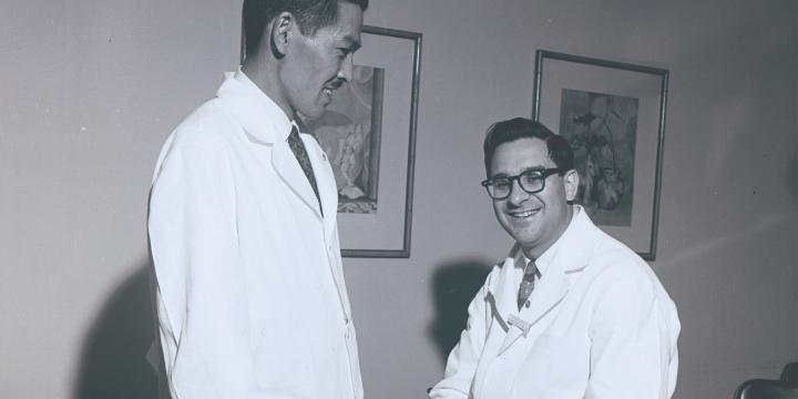 City of Hope 1963 - Dr. Ohno and Dr. Beutler
