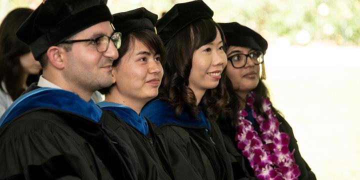 Graduation ceremony at the Beckman Research Institute of City of Hope