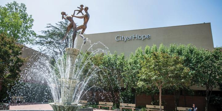 City of Hope 2013 - Photo of fountain on campus