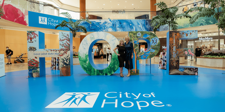 South Coast Plaza HOPE art installation