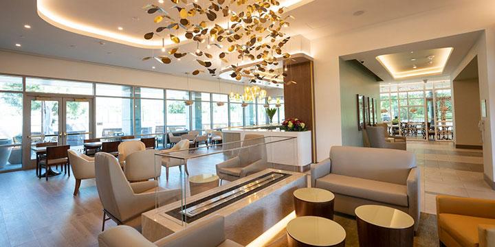 Hope Village hotel lobby