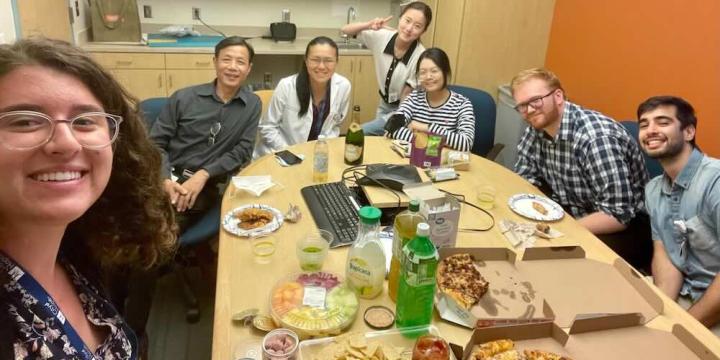 Members of the Yun Rose Li lab at City of Hope