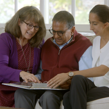Ravi Salgia and family