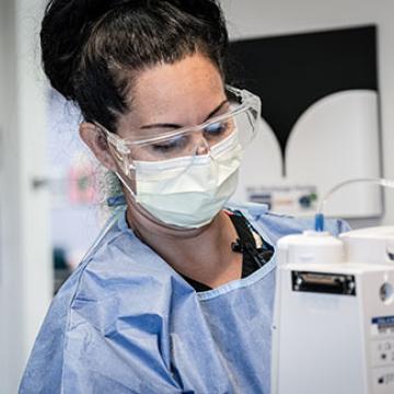 Nurse with PPE