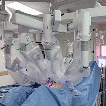 OR robot surgery in action