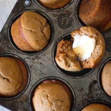Vanilla Chai Ricotta Muffins