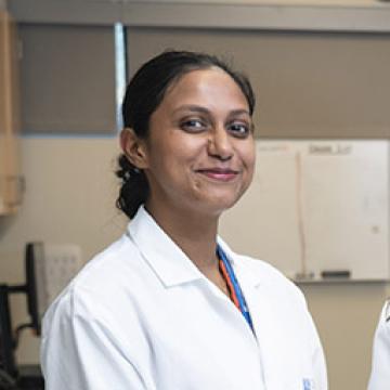 Dr. Sneha Varghese, a member of the Sangeeta Dhawan lab