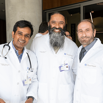 Three doctors at City of Hope