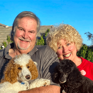 City of Hope patients with their dogs