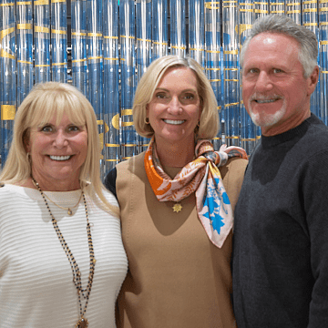 Donna and Kurt Sabatasso with Annette M. Walker, President of City of Hope Orange County