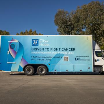 City of Hope mobile cancer screening clinic