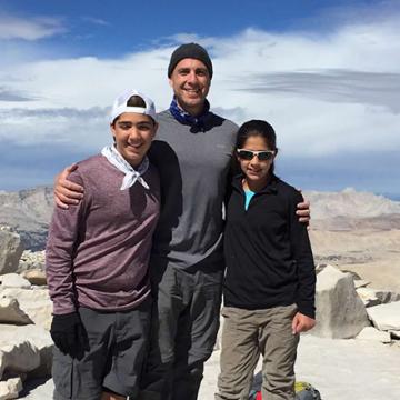 Saro Armenian and children at Mt Whitney