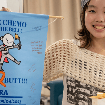 Keira Chang last chemotherapy infusion