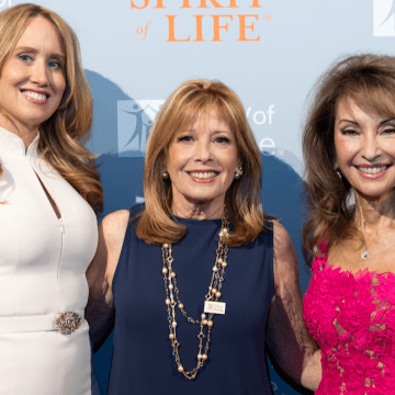 EEC SPOL Co-honorees Kathy Murray and Susan Lucci and Lisa Fuld