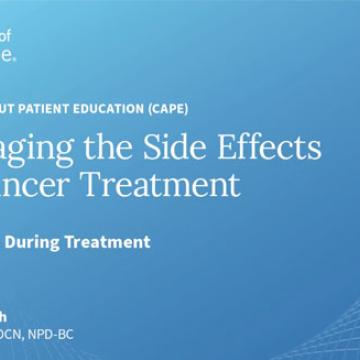 Skin Care During Treatment
