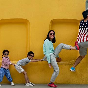 Thao Do and family on vacation