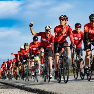 Erik Press, front left, is a founding member of Fireflies West and continues to help build the community.