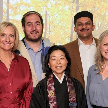 Faith leaders representing five religions joined City of Hope Orange County President Annette Walker
