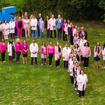 Pink for a Purpose 2025 Group Ribbon Photo