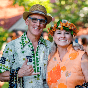 Scott and Donna at their 2019 Aloha Ever After Wedding