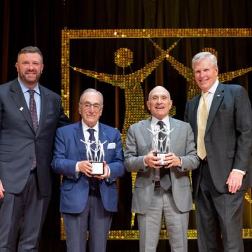 Will Harris, President, Darvin Furniture & Mattress; Steve Darvin, CEO, Darvin Furniture & Mattress; Marty Darvin, Chairman of the Board, Darvin Furniture & Mattress; Kevin O’Connor, IHFI member